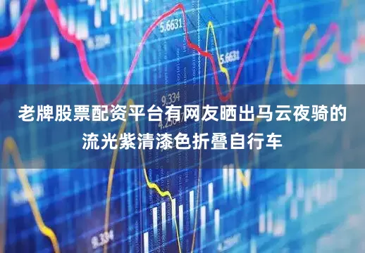 老牌股票配资平台有网友晒出马云夜骑的流光紫清漆色折叠自行车